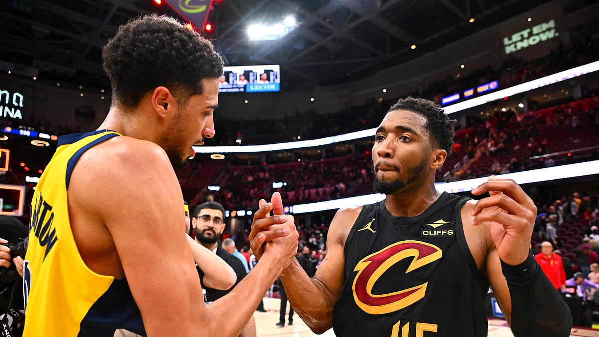 Cleveland Cavaliers' Donovan Mitchell.