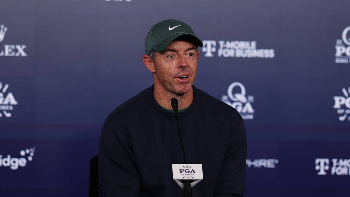 Rory McIlroy ahead of the PGA Championship