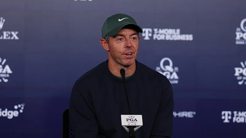 Rory McIlroy ahead of the PGA Championship