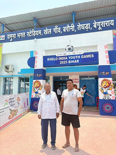 Football matches of the Khelo India Youth Games 2025 will be held at the Yamuna Bhagat Ground in Barauni.