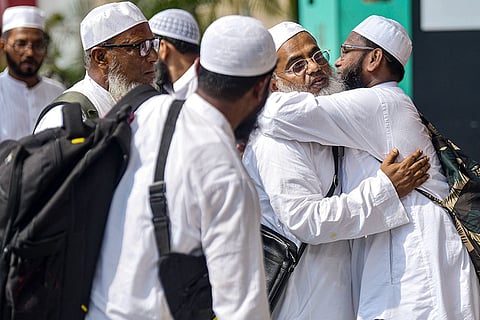 Haj pilgrims in Agartala