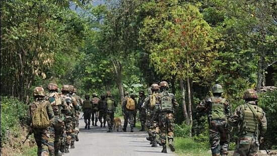 PTI : Assam Rifles troops in Manipur