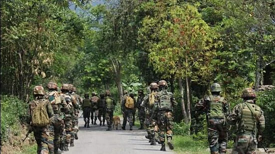 Assam Rifles troops in Manipur