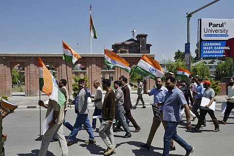 Tiranga Yatra in Srinagar