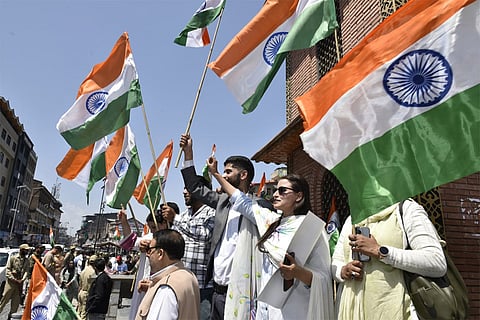 Tiranga Yatra in Srinagar