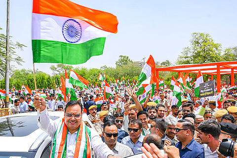 Tiranga Yatra in Jaipur
