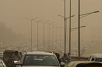 | Photo: PTI/Atul Yadav : Air pollution in Delhi