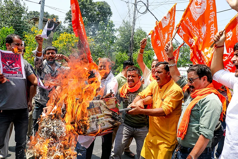 Bajrang Dal protest