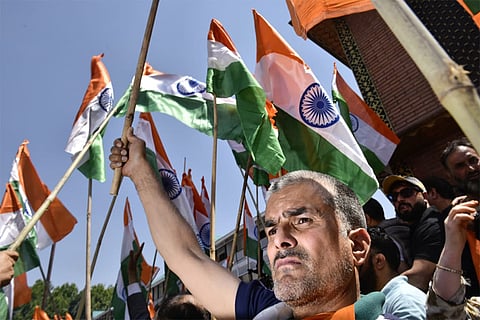 Tiranga Yatra in Srinagar