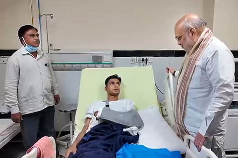 Anti-Naxal Ops: Amit Shah visits injured security personnel at AIIMS