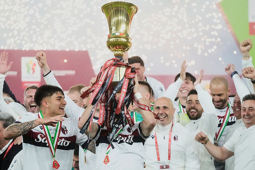 | Photo: AP/Gregorio Borgia : Italian Cup: AC Milan vs Bologna