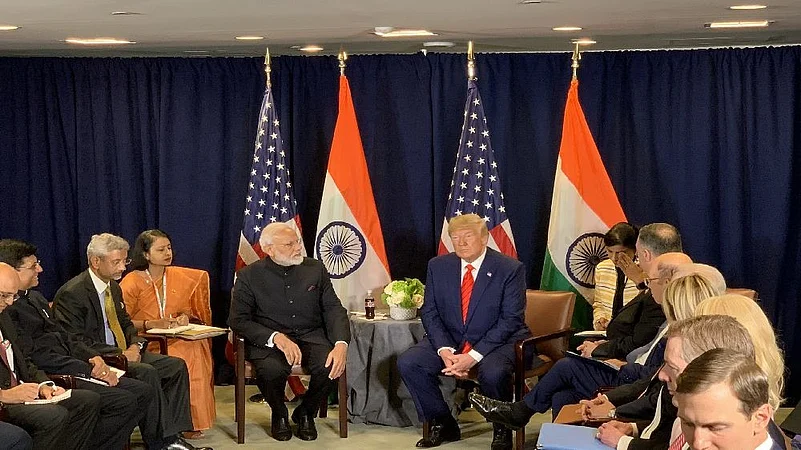 Us Prez Donald Trump and Indias Prime Minister Modi