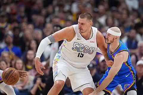 NBA Basketball Game: Oklahoma City Thunder vs Denver Nuggets