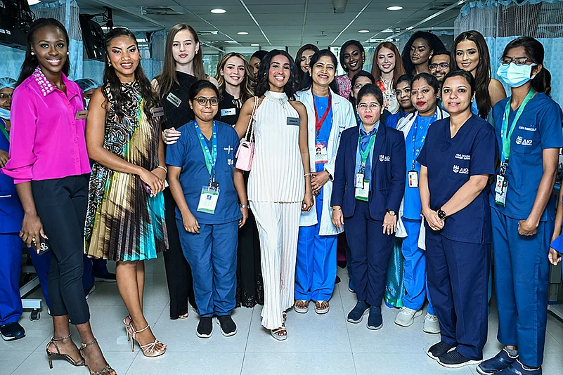 Miss World 2025 contestants in Telangana
