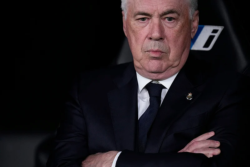 Spanish La Liga soccer Real Madrid and Mallorca: Carlo Ancelotti