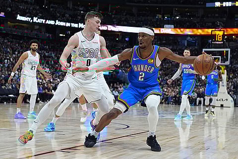 NBA Basketball Playoffs: Oklahoma City Thunder vs Denver Nuggets