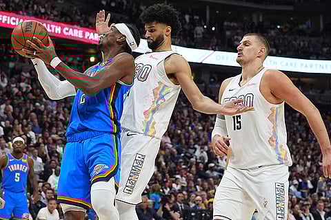 NBA Basketball Playoffs: Denver Nuggets vs Oklahoma City Thunder