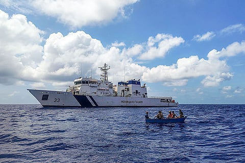 Coast Guard rescues crew members of cargo vessel