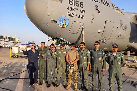 IAF team fixes technical snag on USAF aircraft