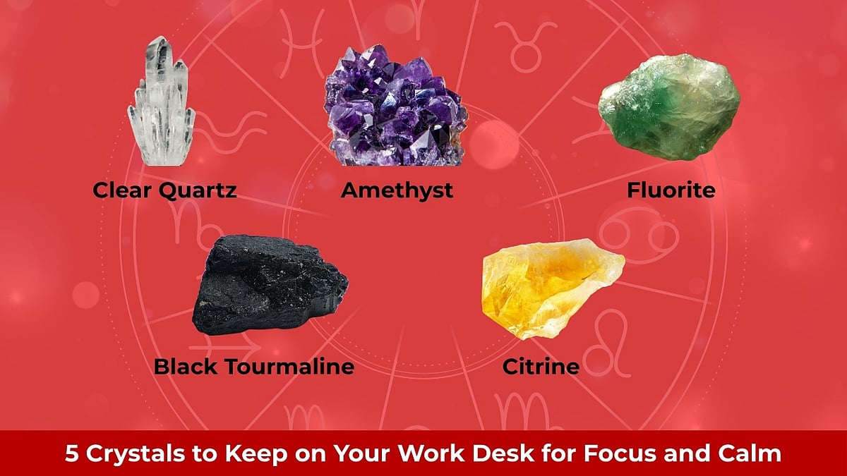 5 Crystals To Keep On Your Work Desk For Focus And Calm - null