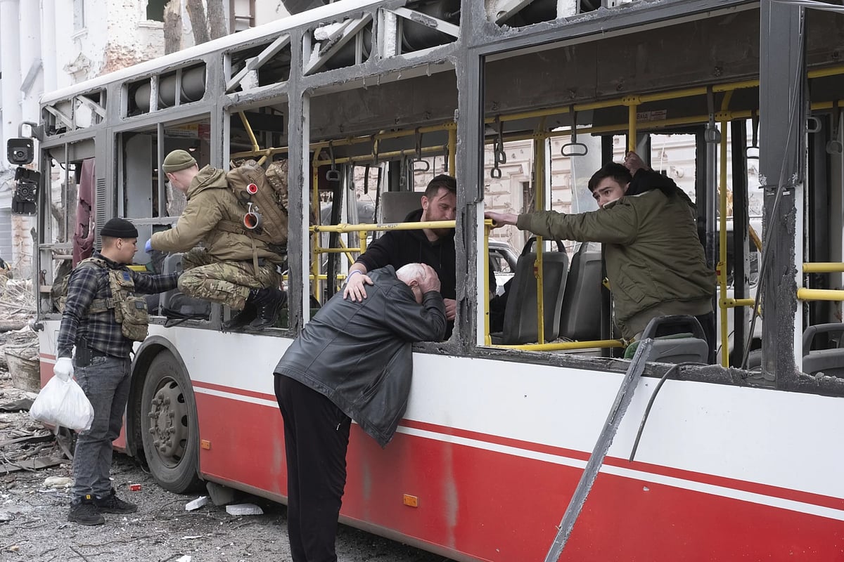 Russian drone strike on bus kills many on Saturday