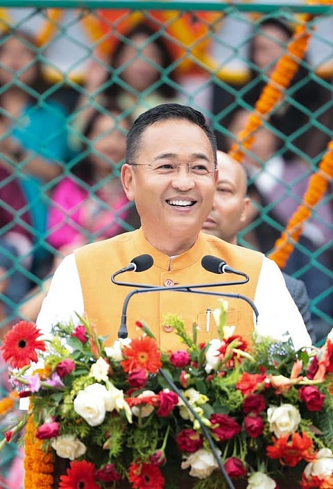 Chief Minister Mr. Prem Singh Tamang