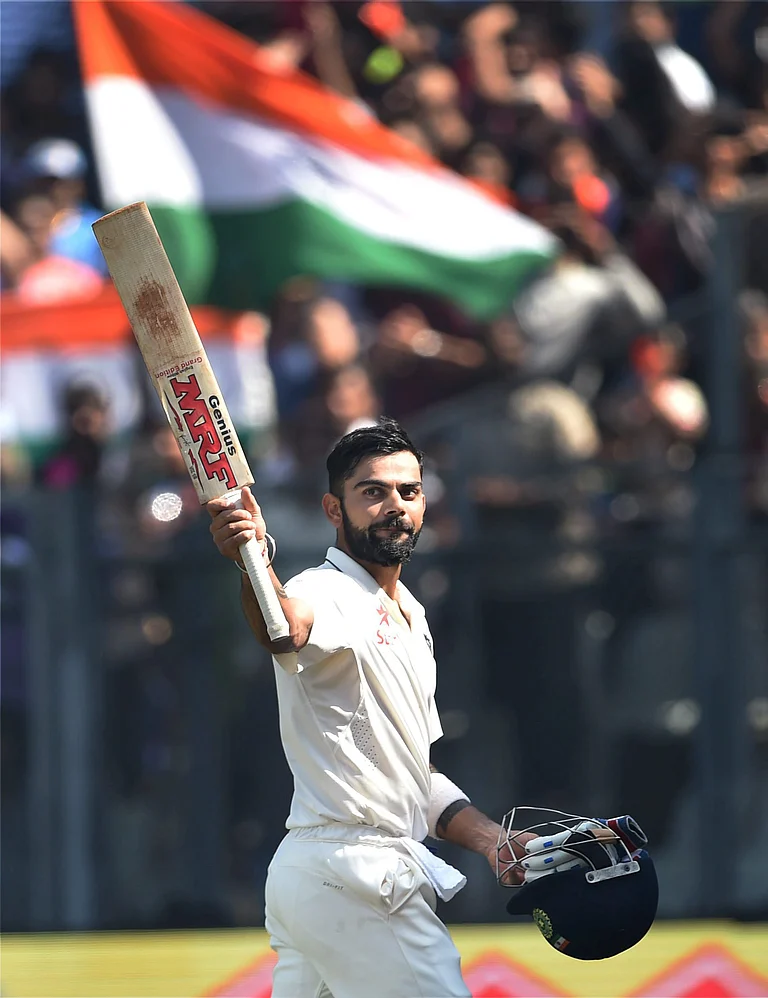 Virat Kohli bid farewell to Test cricket, closing a 14-year chapter soaked in fire, fight, and a ferocious will to win. - PTI