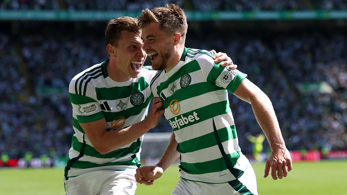 James Forrest scored late on for Celtic