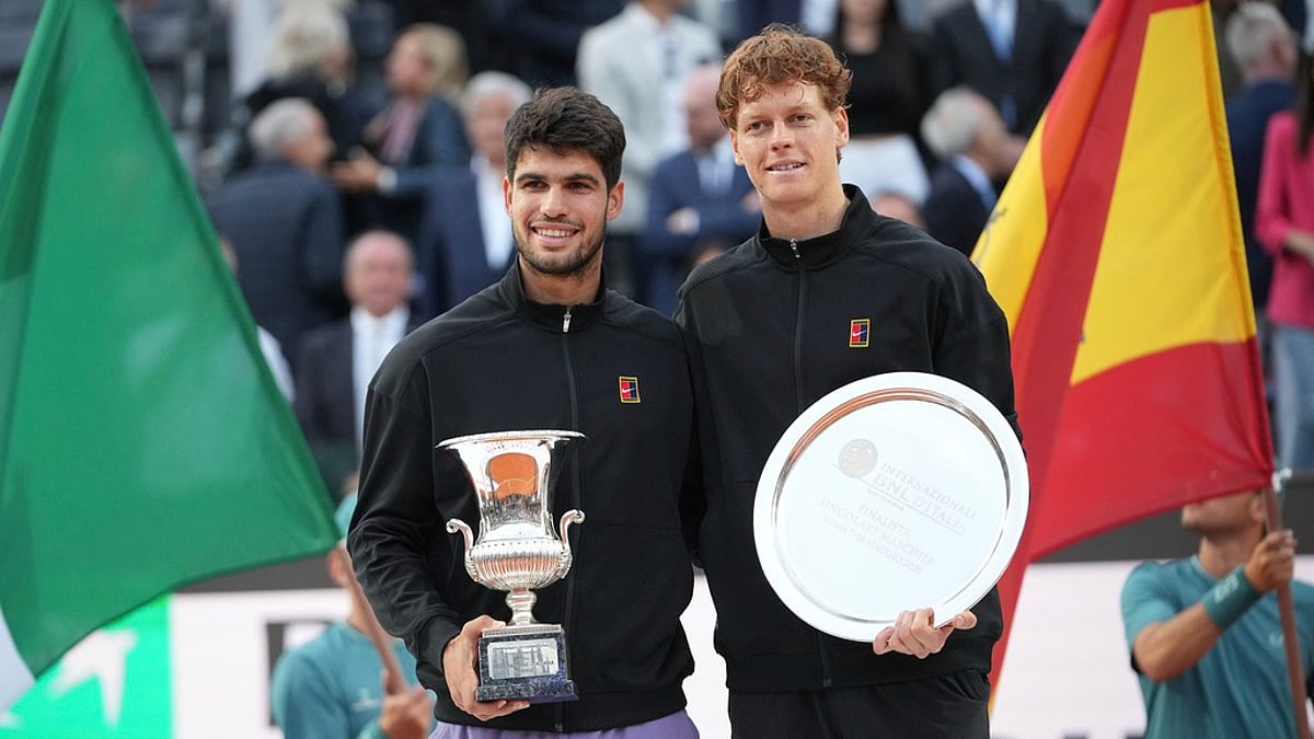 Carlos Alcaraz jannik Sinner Italian Open final