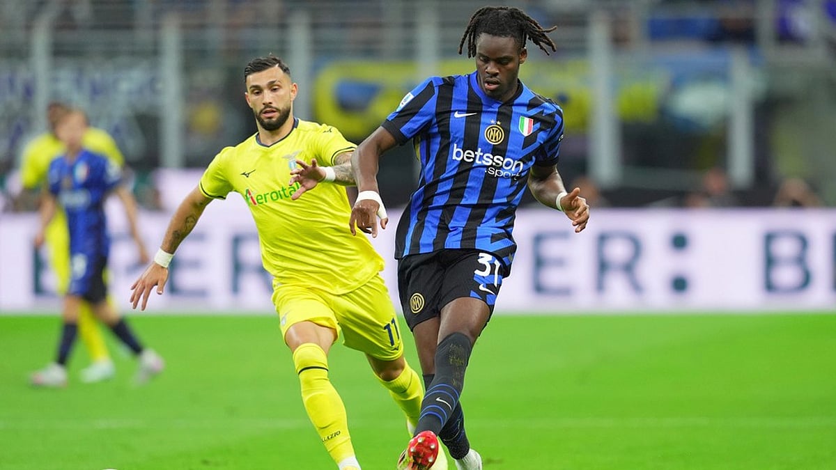 Yann Bisseck Inter Milan vs lazio Serie A