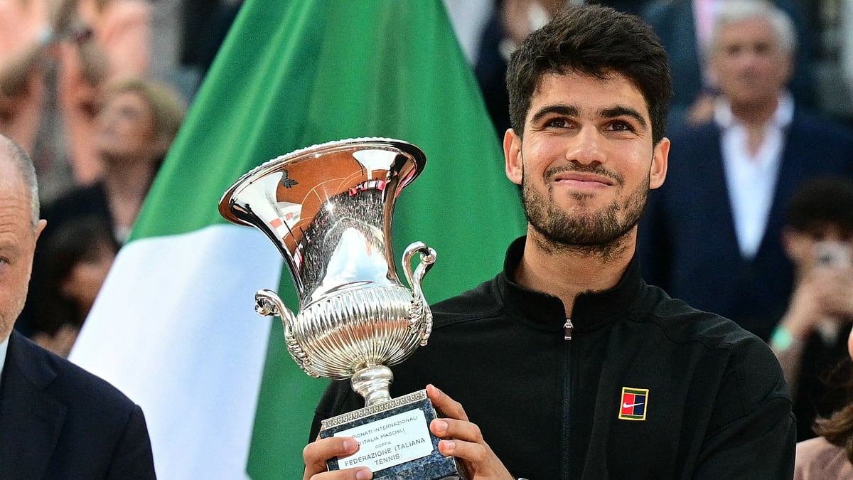 Alcaraz won his maiden Italian Open title