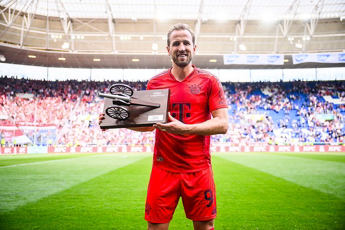 Germany Soccer Bundesliga Hoffenheim vs Bayern Munich: Harry Kane
