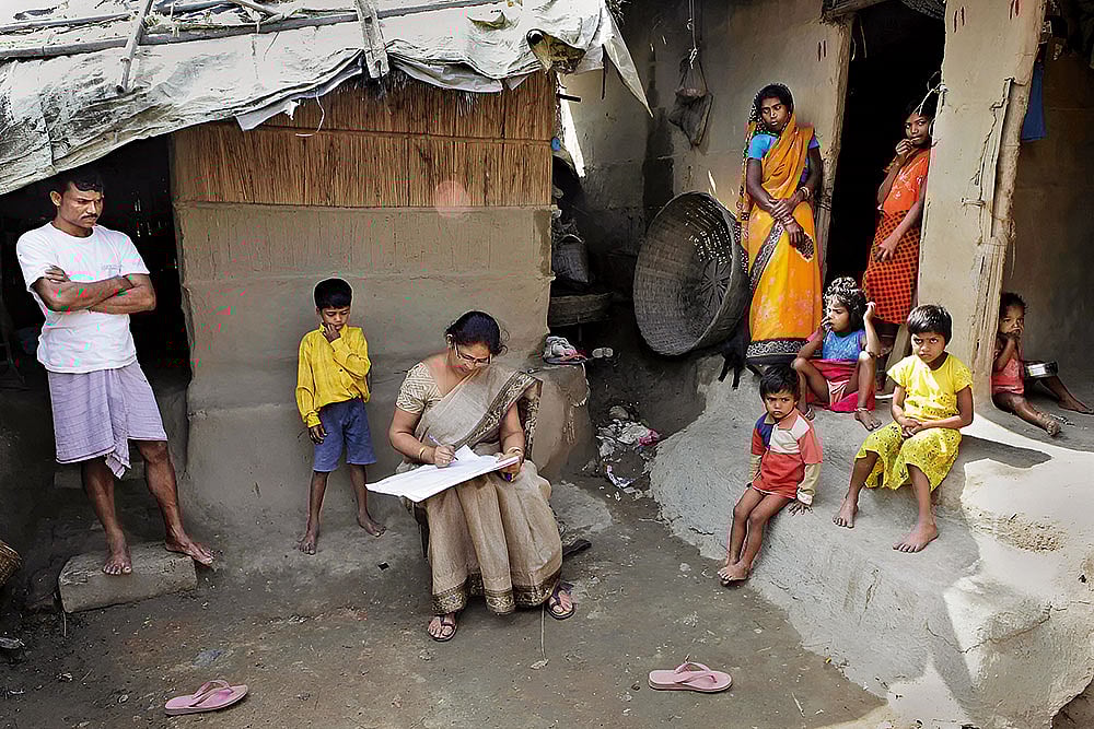 | Photo: AP : The Big Chunk: The results of the Bihar caste survey showed 63 per cent of the electorate comprised the OBCs and EBCs  