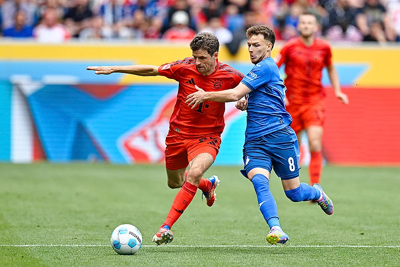 Germany Soccer Bundesliga Hoffenheim vs Bayern Munich: Dennis Geiger