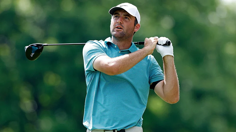 World number one and PGA Championship leader, Scottie Scheffler