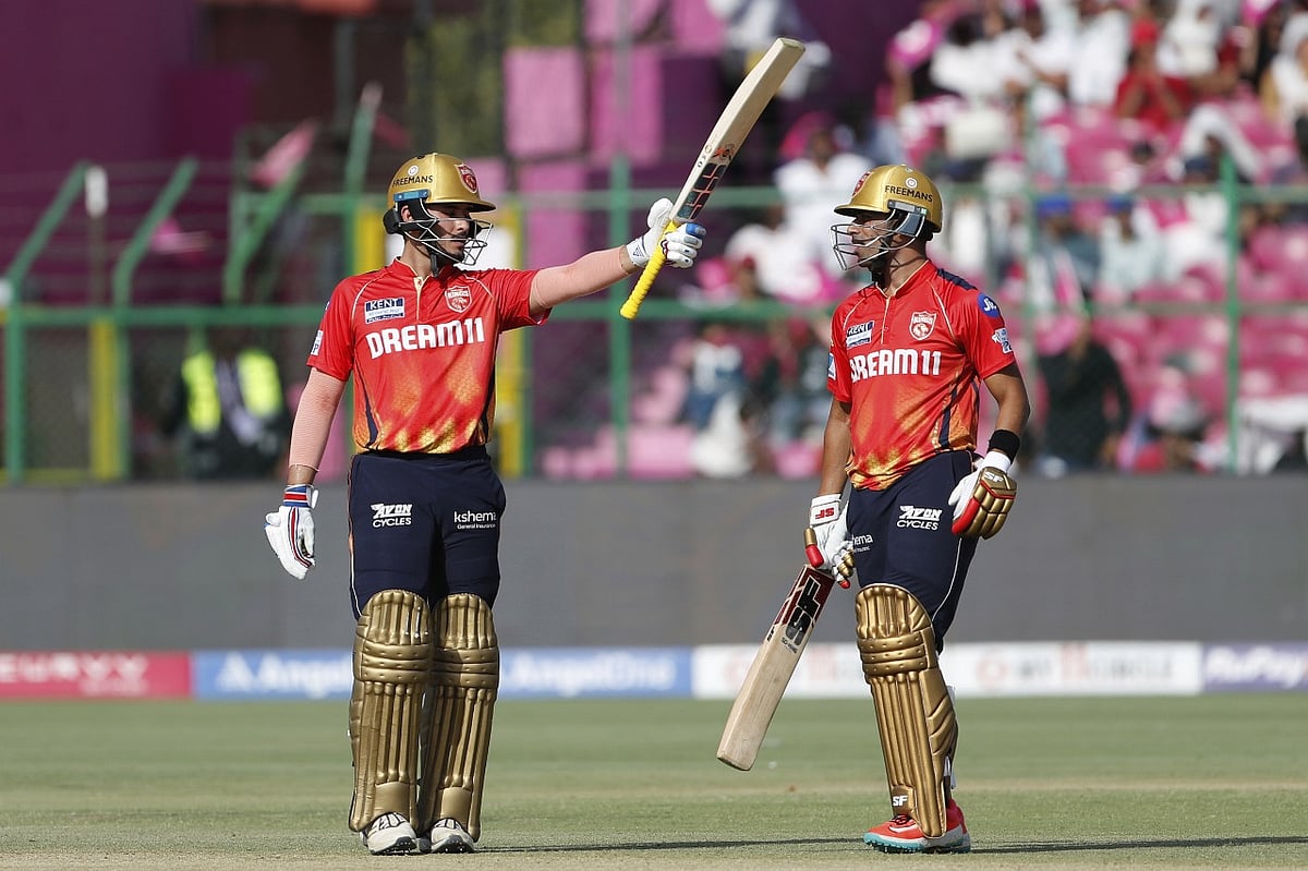 Nehal Wadhera Shashank Singh Rajasthan Royals vs Punjab Kings IPL 2025 Jaipur AP Photo