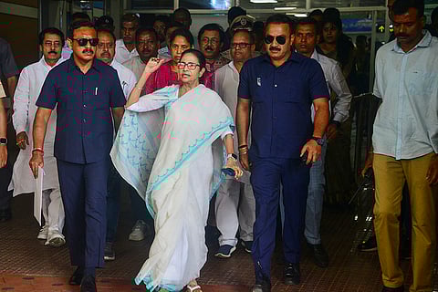 Mamata Banerjee arrives in WB's Siliguri