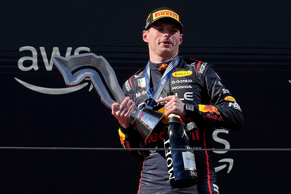 | Photo: AP/Luca Bruno : Emilia Romagna F1 GP Auto Racing