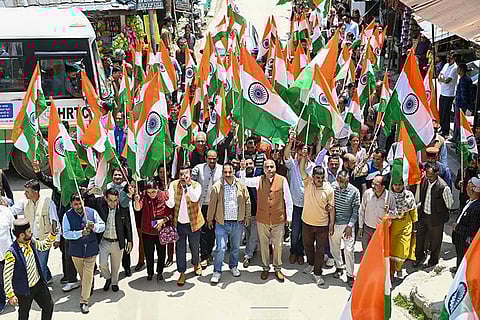 Tiranga Yatra in Himachal Pradesh