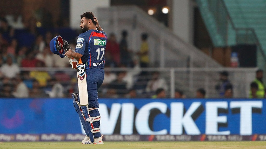 LSG captain Rishabh Pant walks back after getting dismissed. - AP