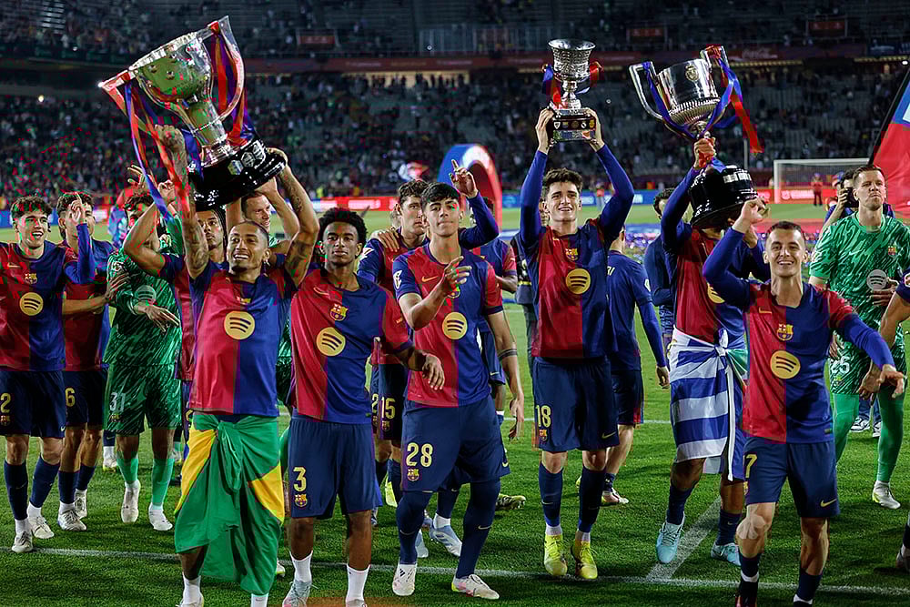 | Photo: AP/Joan Monfort : La Liga 2024-25: Barcelona Vs Villarreal