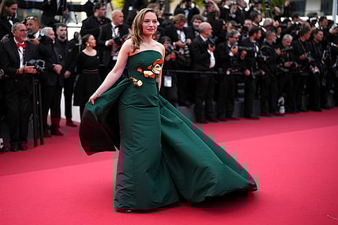 Cannes 2025, Day 6: Mia Threapleton during The Phoenician Scheme premiere