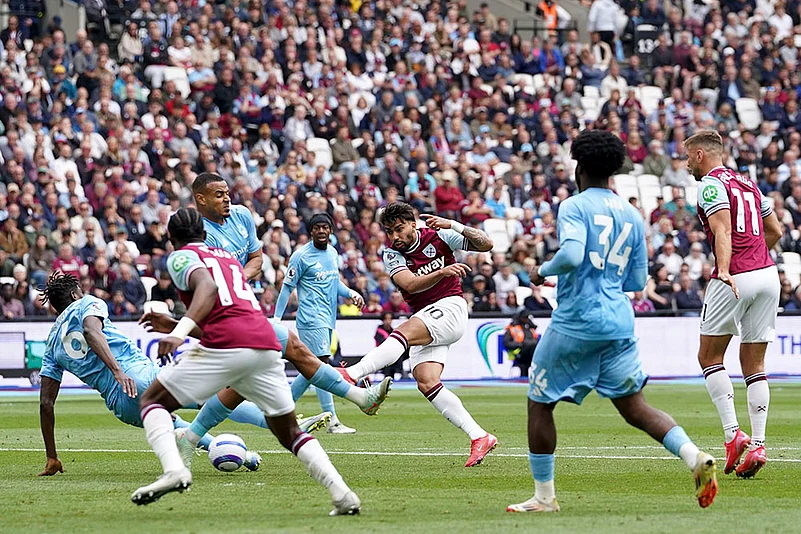 English Premier League 2024-25 Nottingham Forest vs West Ham: Lucas Paqueta