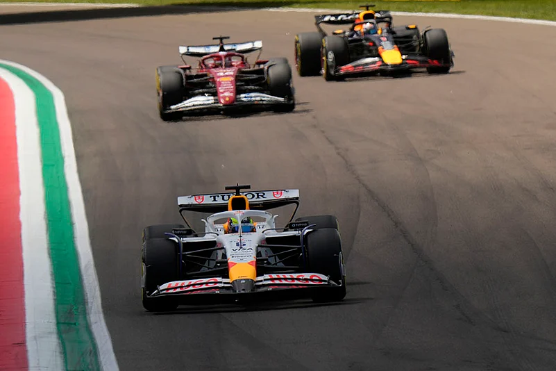 Italian Emilia Romagna Formula One Grand Prix auto racing: Isack Hadjar