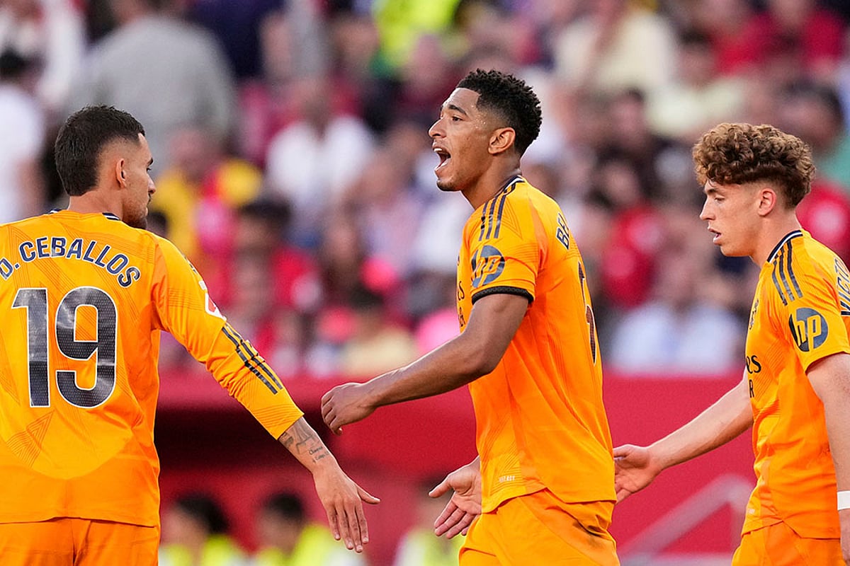 Spanish La Liga soccer match Sevilla vs Real Madrid: Jude Bellingham