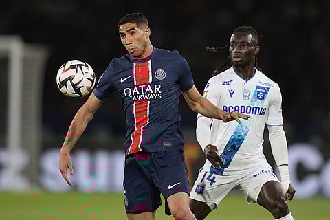 French League One Soccer Match: Auxerre vs Paris Saint-Germain