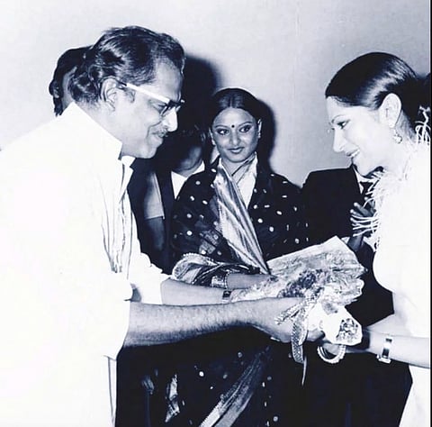 Simi Garewal and Hrishikesh Mukherjee