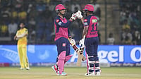 | Photo:  (AP Photo/Manish Swarup) : RR will take on CSK in their first match of IPL 2026