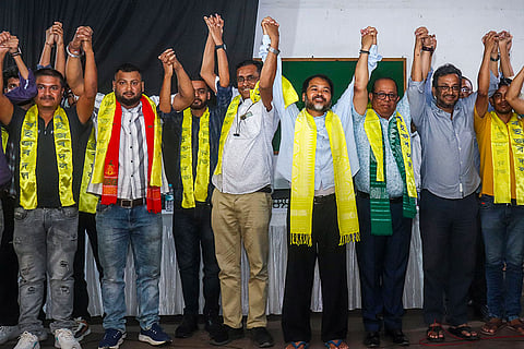 Raijor Dal joining programme in Guwahati