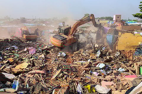 Anti-encroachment drive in Ahmedabad